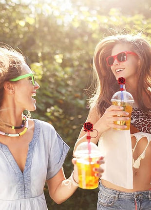 3Pc Straw Cover for Stanley Cup, Silicone Straw Topper for Stanley Cup 30&40oz with Tumblers, 10mm 0.4in Lid Accessories (Reusable)