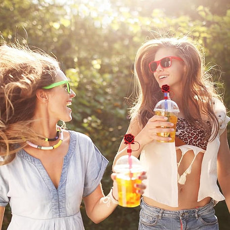 3Pc Straw Cover for Stanley Cup, Silicone Straw Topper for Stanley Cup 30&40oz with Tumblers, 10mm 0.4in Lid Accessories (Reusable)