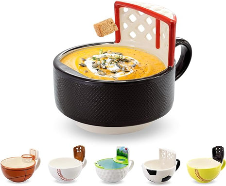 MAX'IS Creations The Hockey Mug with a Net Kids Christmas Gift Sports Gifts for Boys 8-12 Men Girls Family Gifts for Christmas Hockey Game Mom Gift, Novelty Funny Coffee Mug, 14oz