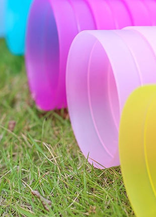 AOYITE Reusable Plastic Cups 22 oz - Unbreakable Hard Kids Cups - BPA Free Dishwasher Safe Drinking Cup set of 12 - Stackable Water Tumblers for Kitchen Camping Party Outdoor