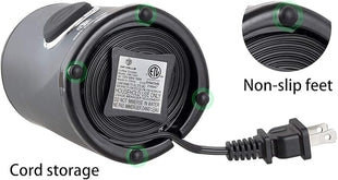 DR MILLS DM-7441 Coffee Grinder Electric, Coffee Bean and Dried Spice Grinder, One Touch Operation, Blade and Cup Made with SUS304 Stainless Steel (Black)