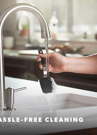 DI ORO Spatulas for Kitchen Use - Forever Warranty - 600°F Heat Resistance Silicone - Turner Spatula Set for Cooking - BPA Free Wide Pancake Spatulas - Egg Flippers for Nonstick Cookware Safe (2pc)