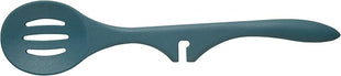Rachael Ray Kitchen Tools and Gadgets Nonstick Utensils/Lazy Spoonula, Solid and Slotted Spoon, 3 Piece, Marine Blue
