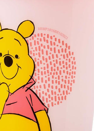 Silver Buffalo Disney Winnie the Pooh 4 Count Color Changing Plastic Tumblers Featuring Eeyore, Winnie the Pooh, Tigger, and Piglet, 24 Ounces (Pack of 12)