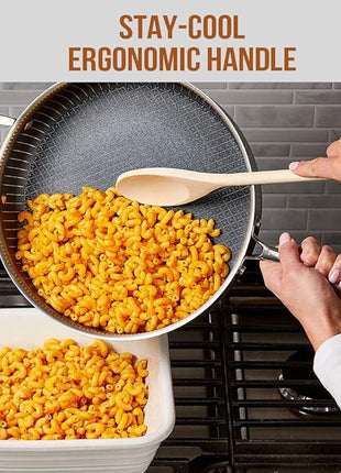 Copper Chef Titan Fry, 9.5 inch with 8 inch Pan, stainless-steel