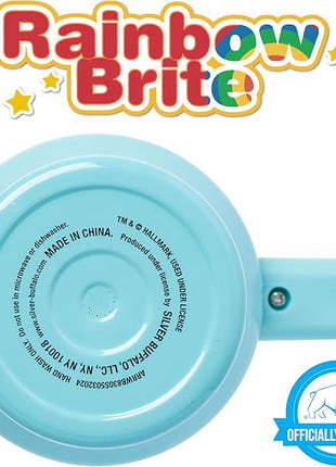 Silver Buffalo Rainbow Brite and Twink Sparkle Stainless Steel Tumbler with Handle and Straw, Fits in Standard Cup Holder, 40 Ounces (Pack of 12)