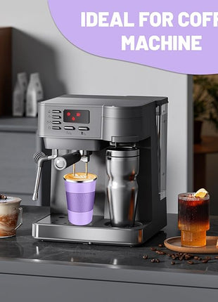 Insulated Coffee Tumblers with Flip Lid 12oz / 17oz, Stainless Steel Travel Coffee Mug Leak Proof, Vacuum Insulated Coffee Mug Reusable Cup, Keeps Cold and Hot for Coffee Tea