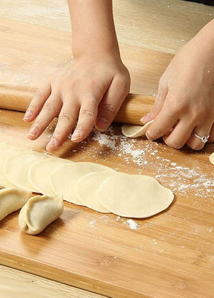 Classic French Rolling Pins Bamboo Wooden Rolling Pin for Baking Pizza Dough Pie Cookie, 13-Inch