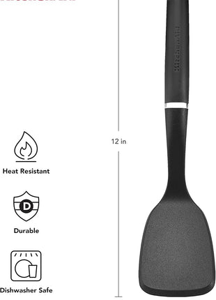 KitchenAid KO015OHOBA Gourmet Nylon Short Turner,Matte Black