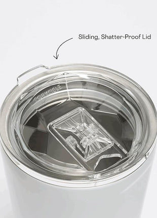 Corkcicle Classic Tumbler - Insulated Stainless Steel Travel Cup - Cold & Hot Drinks - Reusable - Durable - Spill Proof Lid - Non-Slip Silicone Base - Easy Grip - BPA Free - 24 oz - Woodland Camo