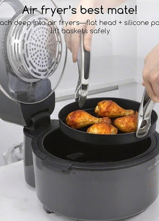 SOLEADER Plate Gripper Compatible With Instant Pot Accessories, Air Fryer Pans Gripper, Hot Plate Bowl Retriever For Egg Custard For Jidangeng, For Microwave Toaster Oven Steamer, Pack of Two