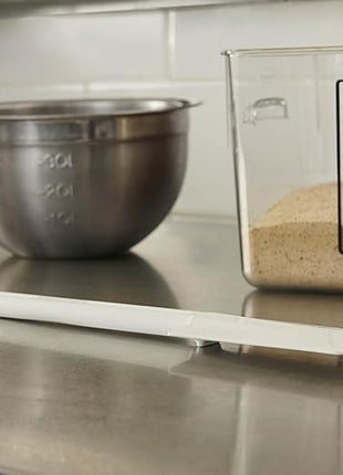 Rubbermaid Commercial Products Scraper Spatula/Food Scraper 13.5-Inch Dishwasher Safe White Heavy Duty Rubber Silicone Spatula for Resturant/Home Cooking/Baking