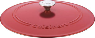 Cuisinart Chef's Classic Enameled Cast Iron Oval Covered Casserole (Peony Pink, 7- Quart)