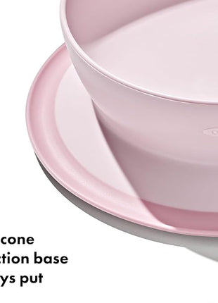 OXO Tot Stick and Stay Suction Bowl - Blossom