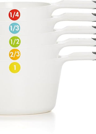 OXO Good Grips 6-Piece Plastic Measuring Cups- White
