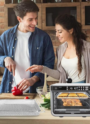 Air Fryer Oven Basket Replacement Baking Trays for Ninja Foodi DT251 DT201 Series Air Fryer Oven, Mesh Basket，Air Fryer Accessories for Ninja Foodi 10-in-1 Smart XL Air Fry Oven