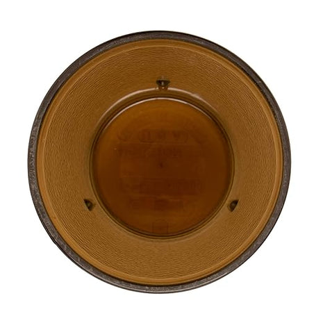 G.E.T. 6608-1-A Heavy-Duty Plastic Restaurant Tumblers, 8 Ounce, Amber (Set of 12)