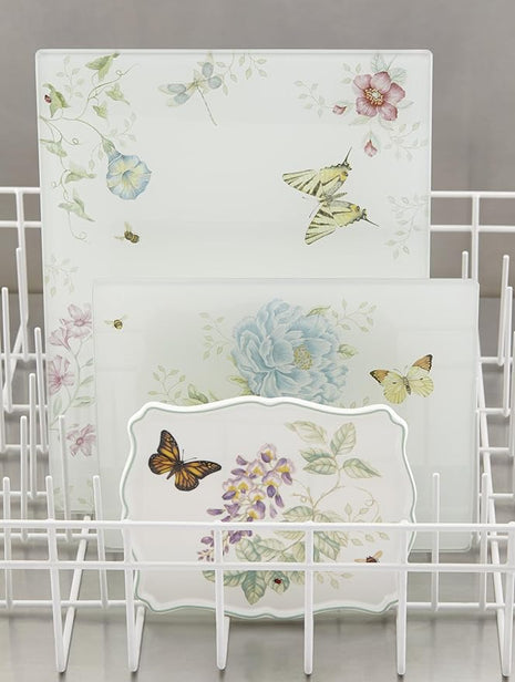 Lenox Butterfly Meadow Prep Board, Glass, Small