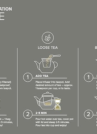 Teabloom Stovetop & Microwave Safe Glass Teapot with Removable Loose Tea Glass Infuser – Includes 2 Blooming Teas – 2-in-1 Tea Kettle and Tea Maker – Tea Purist's Choice