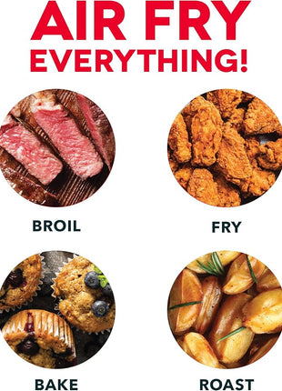 Dash Air Fryer Recipe Book for Healthier + Delicious Meals, Snacks & Desserts, Over 70+ Easy to Follow Guides, Cookbook