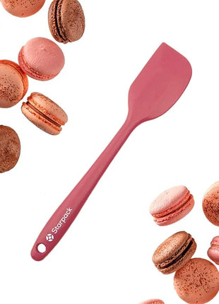 Starpack 'Scrape & Stir' Silicone Spatula (8 Inch) - Heat Resistant Spatulas Set 600°F - Food Grade Kitchen Spatulas - Nonstick Baking and Cooking Spatula - LFGB Grade Rubber Utensil Set