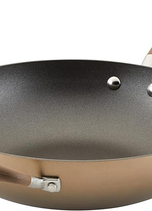 Anolon Advanced Home Hard Anodized Nonstick Wok/Stir Fry Pan 12 Inch
