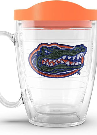Tervis Made in USA Double Walled University of Florida Gators Insulated Tumbler Cup Keeps Drinks Cold & Hot, 16oz, Gator