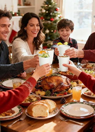 Homienly Drinking Cups 12 OZ Wheat Straw Cup Sets of 6 Reusable Water Drinking Glasses Dishwasher Safe Water Glasses Lightweight Tumbler for Kitchen - White