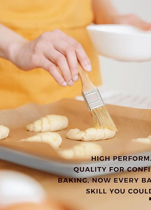 KITESSENSU Baking Pans Sets, Nonstick Bakeware Set 7-Piece with Round/Square Cake Pan, Loaf Pan, Muffin Pan, Cookie Sheet, Roast Pan, Cooling Rack, Carbon Steel Bake Set,Silver