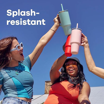 Hydro Flask 32 Oz Travel Tumbler with Handle, Lid and Straw - Insulated Stainless Steel in 32 Oz Honey Ombre