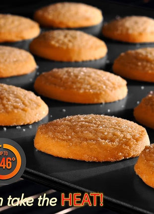 NutriChef Baking Set - 8 Piece Bakeware with Nonstick Carbon Steel for Easy Release and Cleanup, Durable and Versatile Design, Includes Cookie Sheet, Loaf Pan, Muffin Tin & More