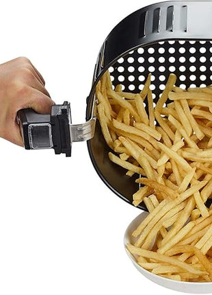 GoWISE USA 1700-Watt 5.8-QT 8-in-1 Digital Air Fryer with Recipe Book, Black