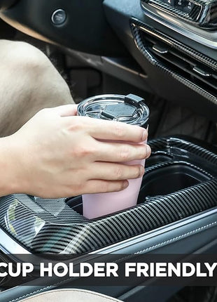 HAUSHOF 20 oz Tumbler, Stainless Steel Vacuum Insulated Coffee Tumbler Water Cup, Double Wall Travel Mug with Lid, Perfect for Hot and Cold Drinks