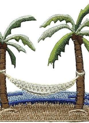 Tervis Palm Tree & Hammock Scene Made in USA Double Walled Insulated Tumbler Cup Keeps Drinks Cold & Hot, 24oz, Unlidded