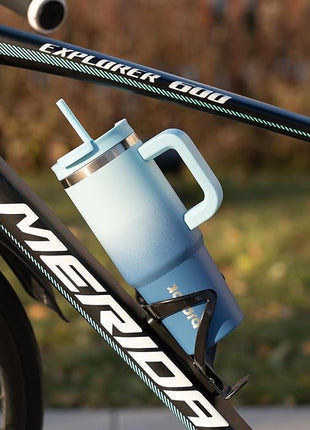 BJPKPK 40 oz Tumbler With Handle Insulated Tumblers With Lid And Straw Stainless Steel Thermal Cup,Indigo Black