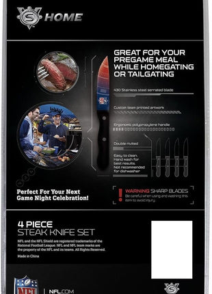 The Sports Vault NFL unisex-adult Steak Knives