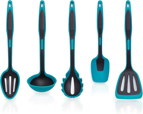 Premium Kitchen Cooking Utensil Set - 6 piece Silicone Kitchenware Non-Stick Cooking Tools - Silicone Cooking Kitchen Spatula Set - Silicone Kitchen Utensil Set - Heat Resistant Dishwasher Safe