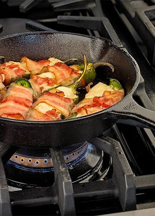 Mercer Culinary Pre-Seasoned Cast Iron Skillet, 8-Inch (Pack of 8)