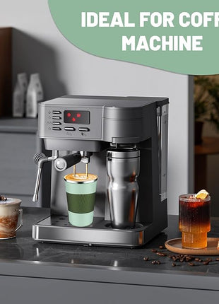 Insulated Coffee Tumblers with Flip Lid 12oz / 17oz, Stainless Steel Travel Coffee Mug Leak Proof, Vacuum Insulated Coffee Mug Reusable Cup, Keeps Cold and Hot for Coffee Tea