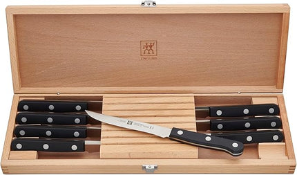 ZWILLING TWIN Gourmet Classic 8-pc Steak Knife Set with Wood Case