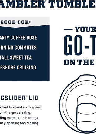 YETI Rambler Stackable Pint, Vacuum Insulated, Stainless Steel with MagSlider Lid