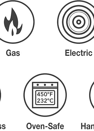 Tramontina Bestow Enameled Cast Iron Skillet, 12-inch Frying Pan, Blue