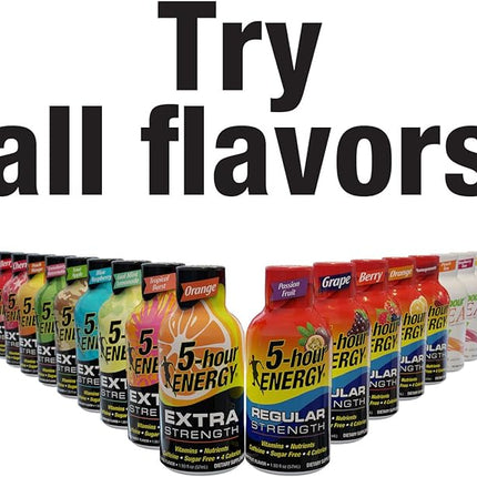 5-hour ENERGY Shot, Extra Strength Cherry, 1.93 Ounce, 12 Count
