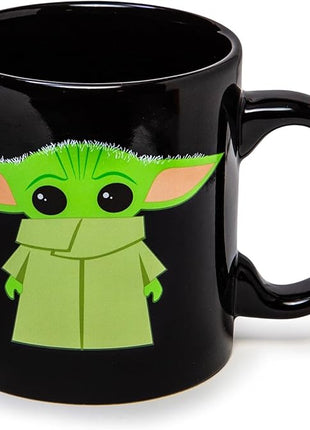 Silver Buffalo Star Wars The Mandalorian The Child Stands Ceramic Coffee Mug, 20-Ounces