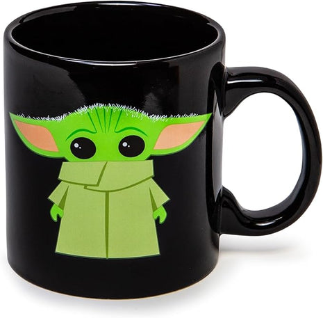 Silver Buffalo Star Wars The Mandalorian The Child Stands Ceramic Coffee Mug, 20-Ounces