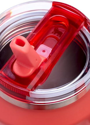 STANLEY Quencher ProTour Flip Straw Tumbler with Leakproof Lid | Built-In Straw & Handle | Cupholder Compatible for Travel | Insulated Stainless Steel Cup | BPA-Free