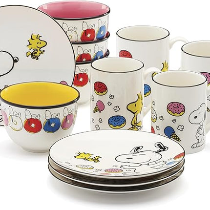 Lenox 897573 Chef Snoopy 12-Piece Dessert Set