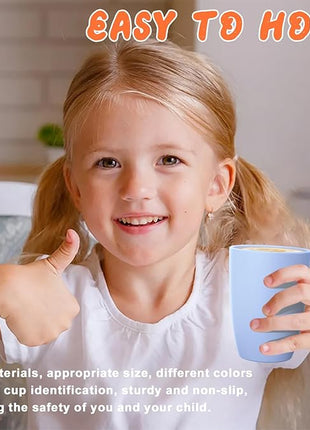 Homienly Wheat Straw Cups, Alternatives to Plastic Cups Reusable Set of 6, Unbreakable Drinking Cup Water Tumblers for Kitchen,Camping, Party, Dishwasher Safe Drinking Glasses Set(12 OZ, Colorful)