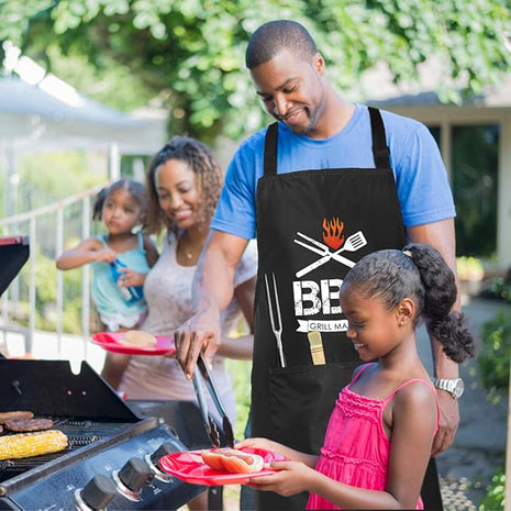 Funny Cooking Aprons for Men Gifts for Dad Husband Boyfriend Brother Unique Birthday Gifts for Men Women BBQ Grilling Apron