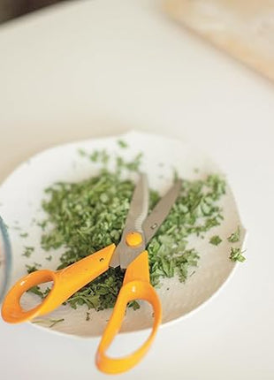 Fiskars Kitchen Scissors, Total Length: 18 cm, Quality Steel/Synthetic Material, Classic, 1000819